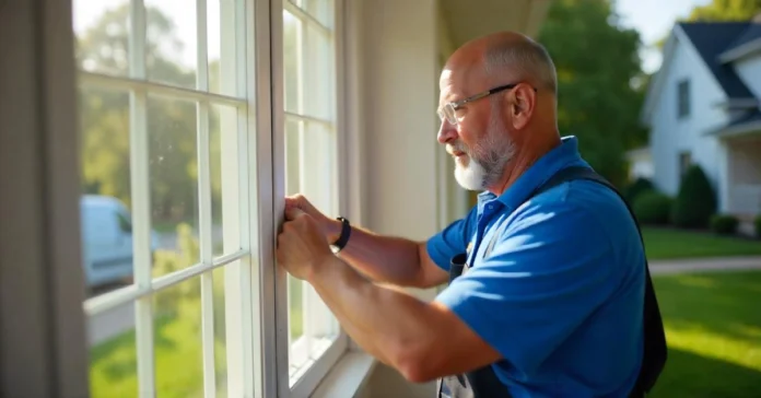 Homeowner using Faqlogin.com Home Improvement guides to renovate a modern kitchen.