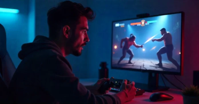 Gamer fixing Connectivity Issues HSSGamepad while reconnecting wireless controller during gameplay.