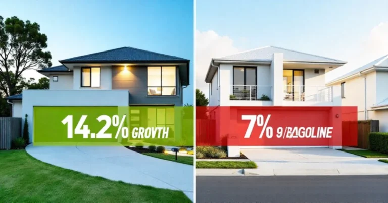 Kincumber Real Estate Market Trends 2025 showing house price growth versus unit price decline with coastal property comparison