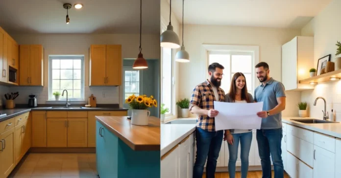 Modern kitchen remodel by Petrik Home Improvement transforming outdated spaces into stylish, functional homes.