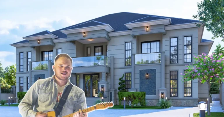 Zach Bryan House exterior with rustic charm and countryside vibe.