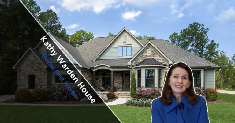 Exterior view of the Kathy Warden House highlighting its luxury design, prime location, and elegant modern architecture.