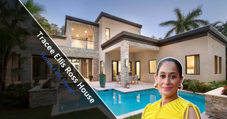 Tracee Ellis Ross House interior with modern décor and artistic design elements.