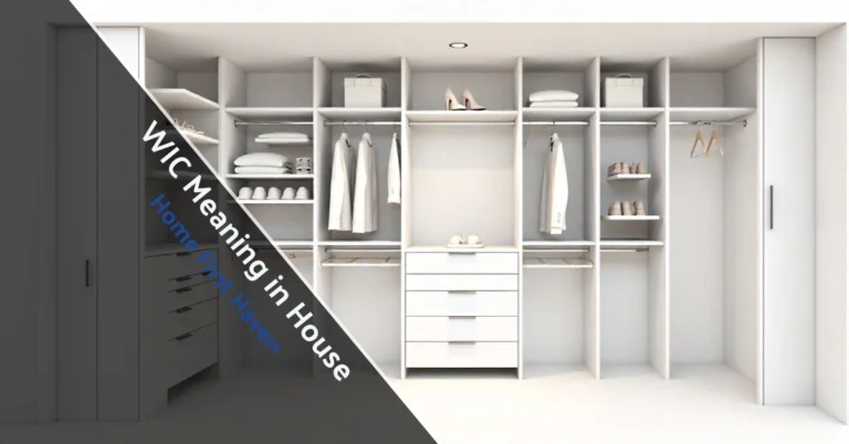 Floor plan showing a bedroom with a labeled walk-in closet to illustrate WIC Meaning in House for home buyers.