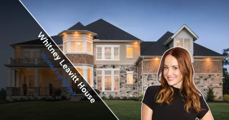 Whitney Leavitt House shown with modern farmhouse design, bright interiors, and family-friendly spaces in Utah property.