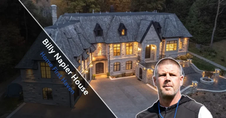 Billy Napier House exterior showing French Provincial architecture in Gainesville Florida with landscaped yard