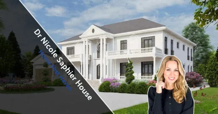 Exterior view of the Dr Nicole Saphier House in New Jersey, a private suburban home designed for family comfort and balance.