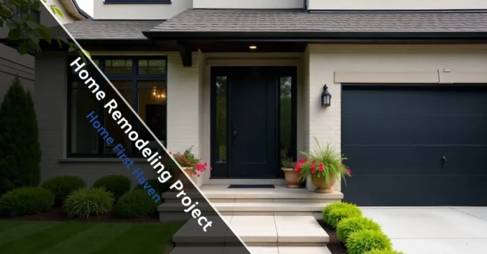 Modern kitchen and exterior upgrades showcasing a strategic Home Remodeling Project that boosts home value.