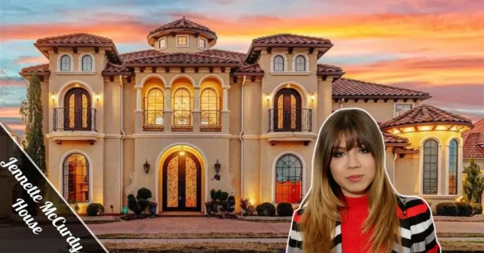 Jennette McCurdy house Studio City Mediterranean-style exterior with mountain views and private cul-de-sac location