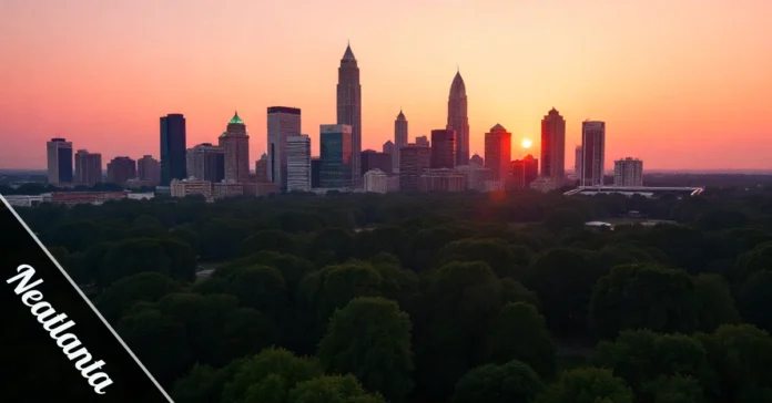 Neatlanta community gathering in Atlanta neighborhood with street art, local market vendors and diverse residents