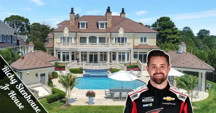 Ricky Stenhouse Jr House - $12.2M luxury estate in Mooresville NC featuring equestrian facilities and infinity pool