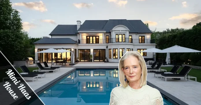 Mimi Haas house Pacific Heights San Francisco Billionaires Row mansion exterior with bay views and elegant architecture