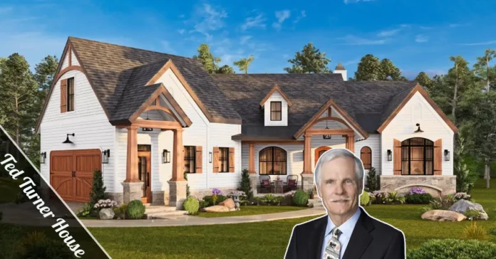 Ted Turner House exterior St. Phillips Island South Carolina 5-bedroom beach retreat accessible by boat rental available