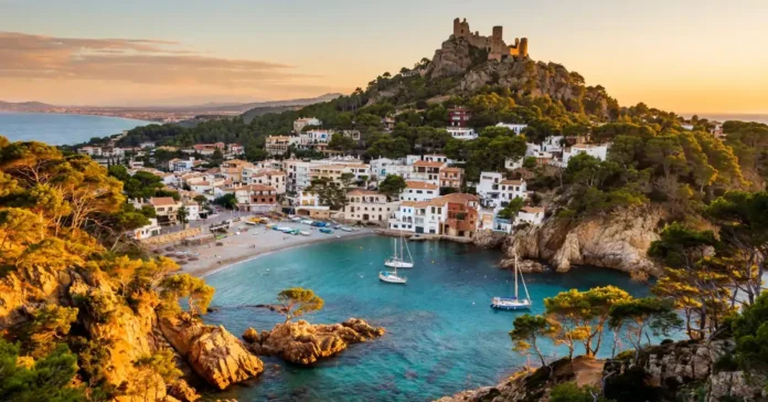 Property sale in Begur Costa Brava with medieval castle and sea view homes