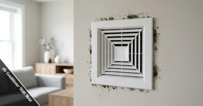 Air Conditioner With Mold growth in a home