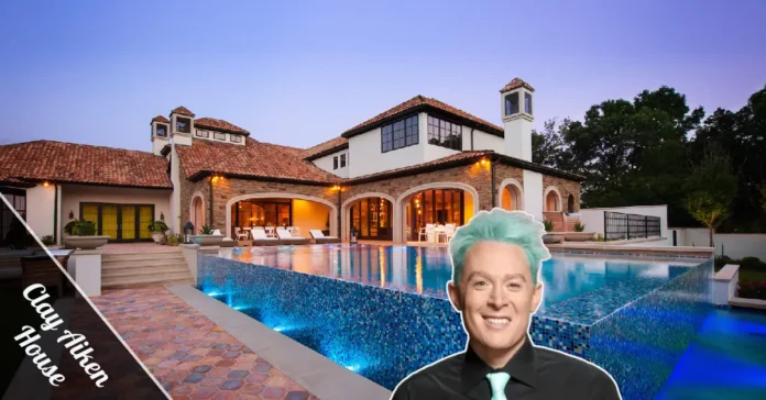 Clay Aiken House exterior view — gated estate in Durham, NC