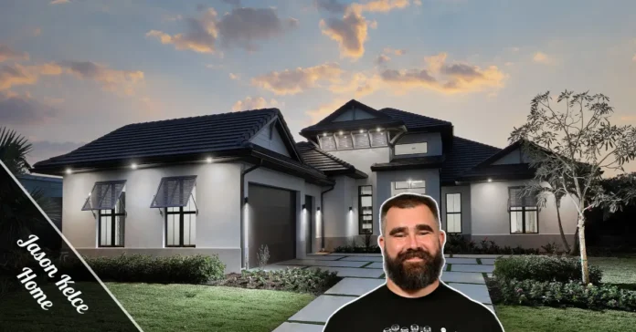 Jason Kelce Home in Haverford PA — 10-acre estate with pool, Eagles man cave, guest houses, and new mansion plans