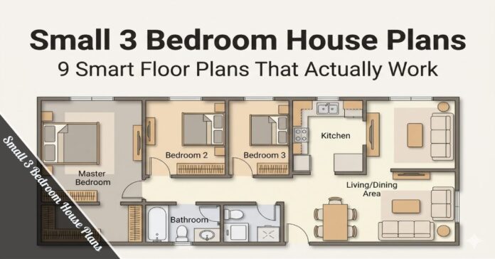 Small 3 bedroom house plans: explore practical floor layouts and designs that save money and maximize space for your family's needs.