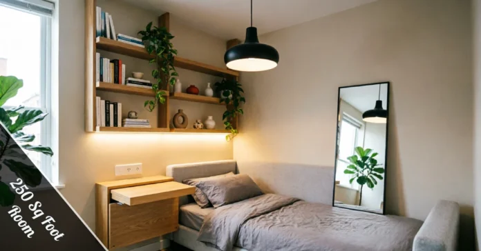 Discover smart layouts, furniture, and storage tips to make a 250 Sq Foot Room feel bigger, cozier, and clutter-free.