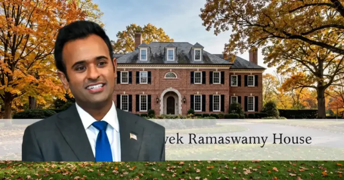 Vivek Ramaswamy house exterior in Upper Arlington, Columbus, Ohio